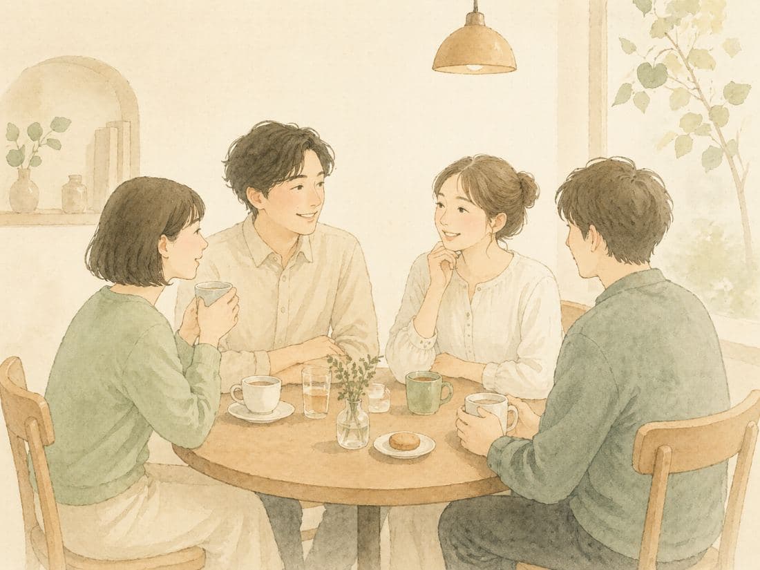 3〜4人の少人数