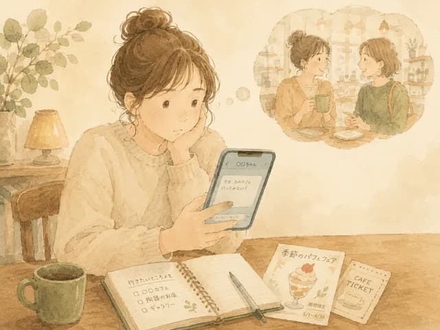 友達とまた会いたいけど、誘うきっかけがない